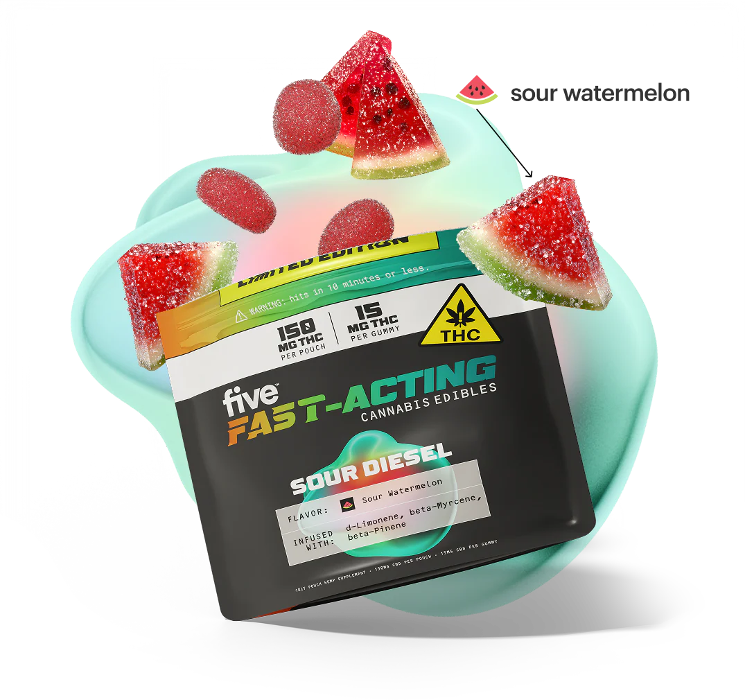 sour diesel fast-acting 15mg thc gummies - Image 4