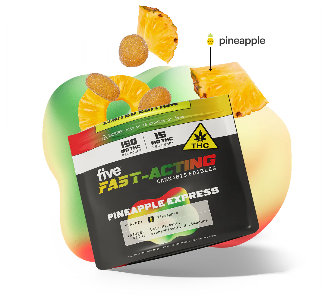 pineapple express fast-acting 15mg thc gummies - Image 4