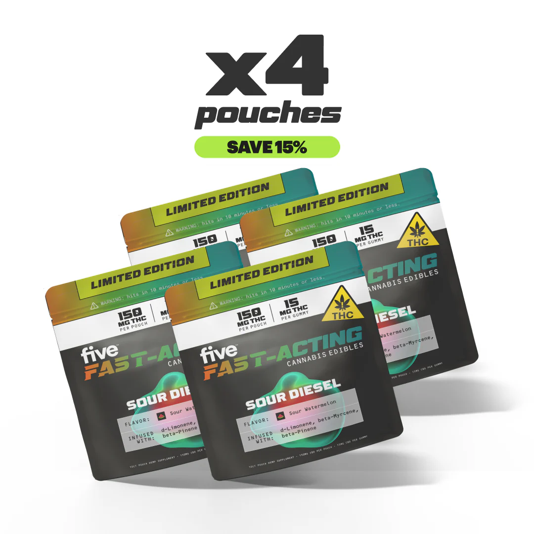 sour diesel fast-acting 15mg thc gummies - Image 7