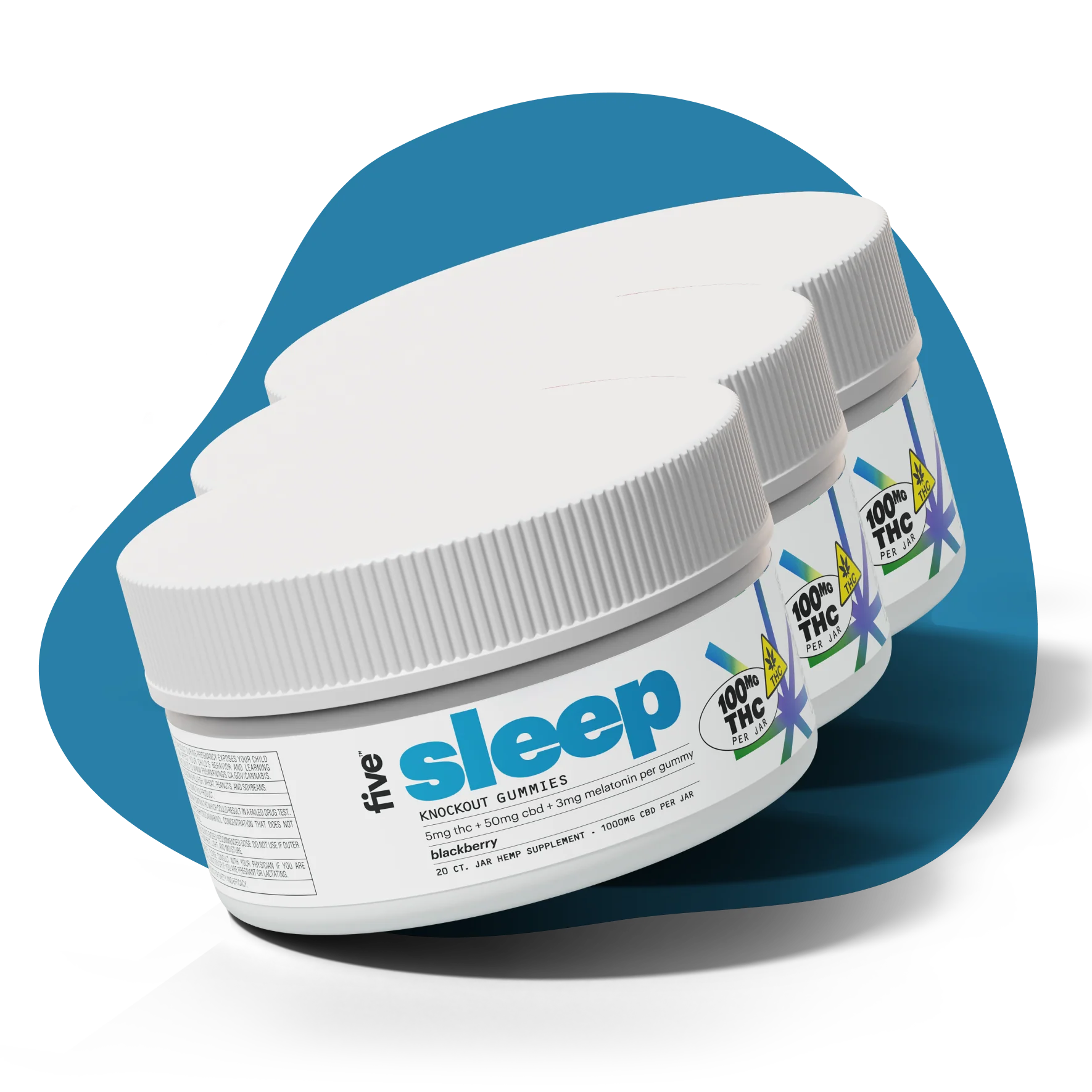 knockout sleep 5mg thc gummies - Image 5