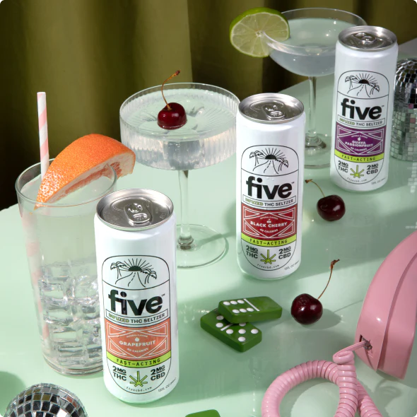 fast-acting 2mg thc seltzers | variety pack - Image 3